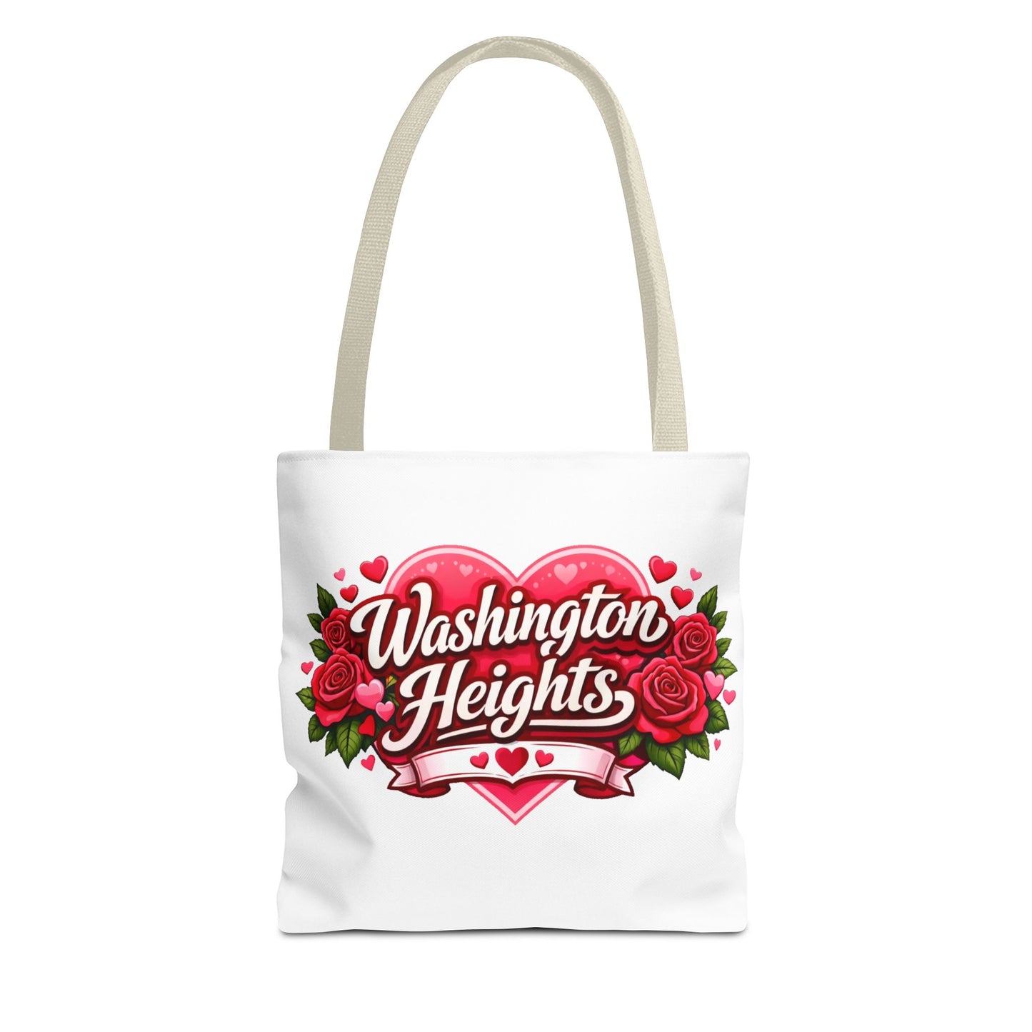 Washington Heights Tote Bag — Romantic Heart & Roses AOP Tote