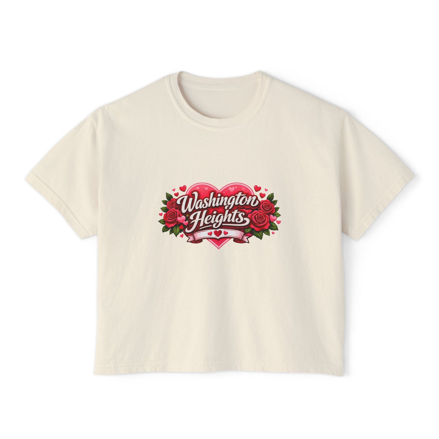 Washington Heights Floral Tee — Women's Boxy T‑Shirt