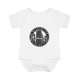 Washington Heights Baby Bodysuit – Infant Rib One-Piece with City Skyline Badge