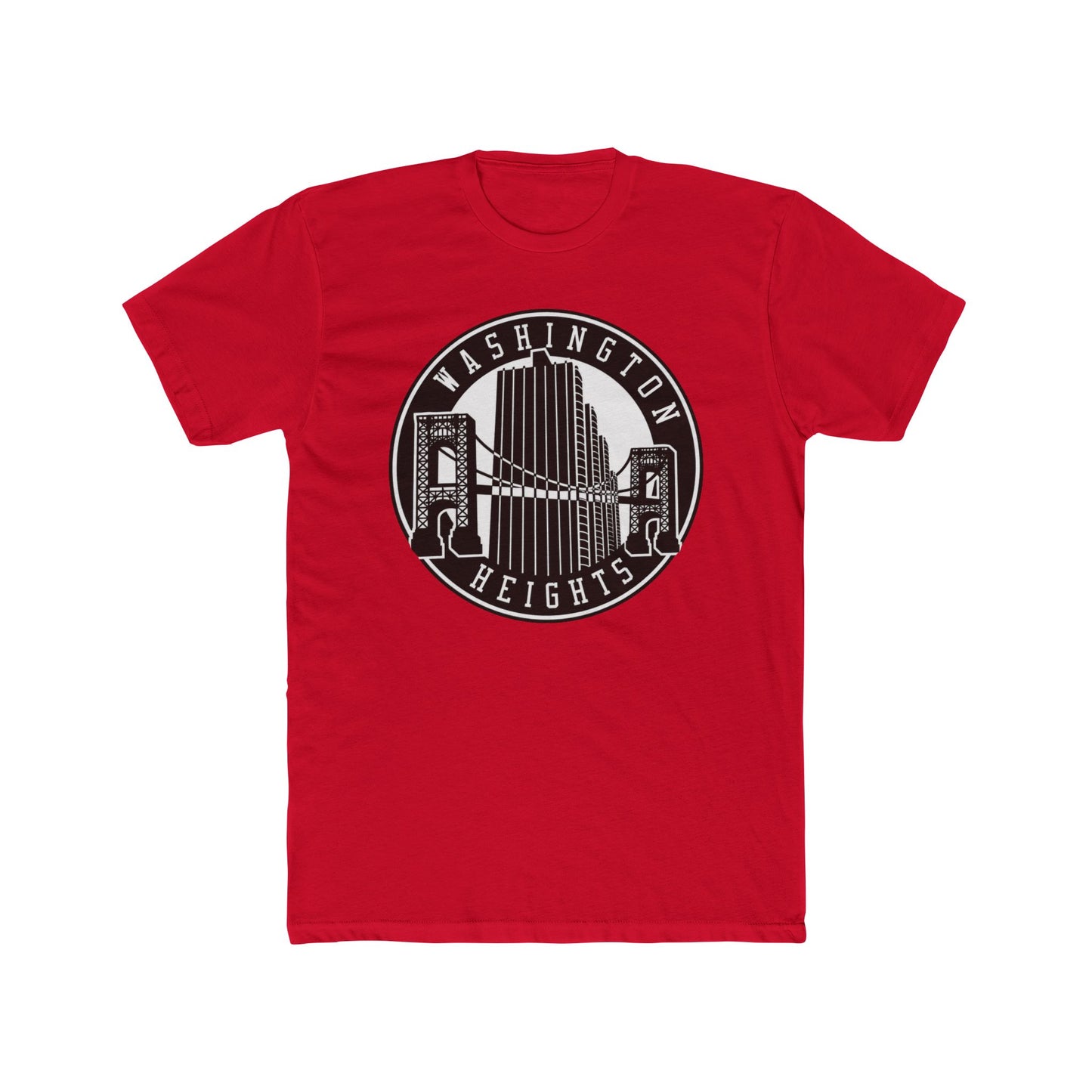 Washington Heights Skyline T‑Shirt — Vintage Bridge Circle Graphic Tee