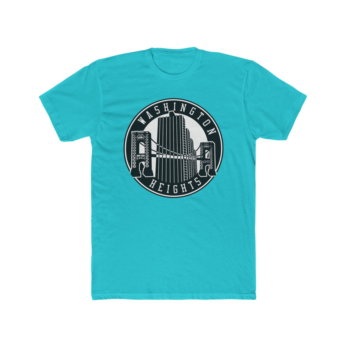 Washington Heights Skyline T‑Shirt — Vintage Bridge Circle Graphic Tee