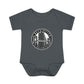 Washington Heights Baby Bodysuit – Infant Rib One-Piece with City Skyline Badge