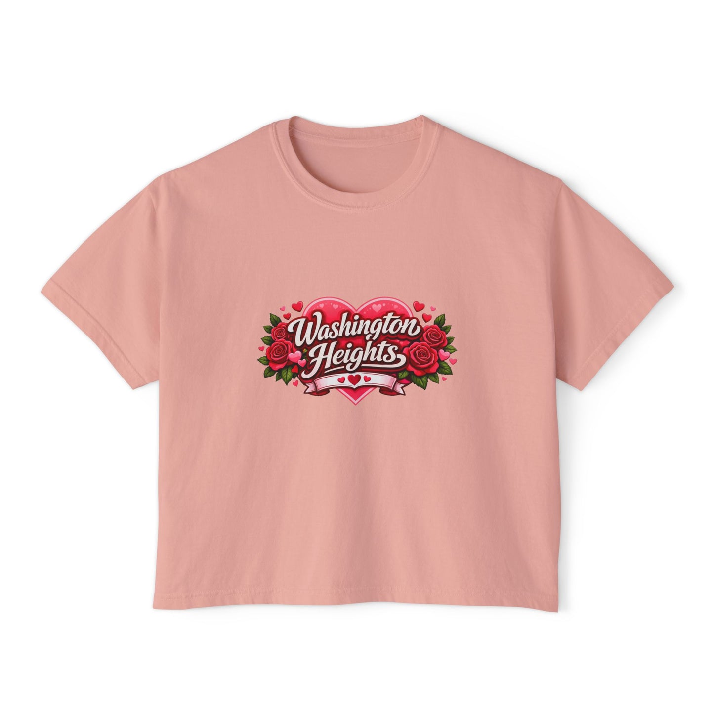 Washington Heights Floral Tee — Women's Boxy T‑Shirt