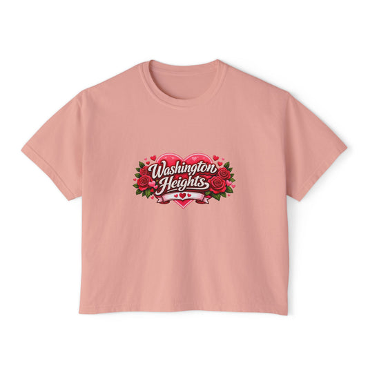 Washington Heights Floral Tee — Women's Boxy T‑Shirt