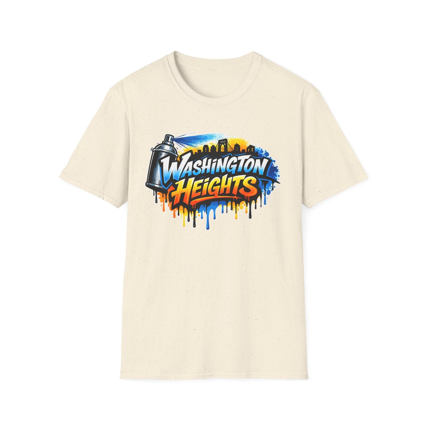 Washington Heights Graffiti T-Shirt — Colorful Skyline Street Art Tee