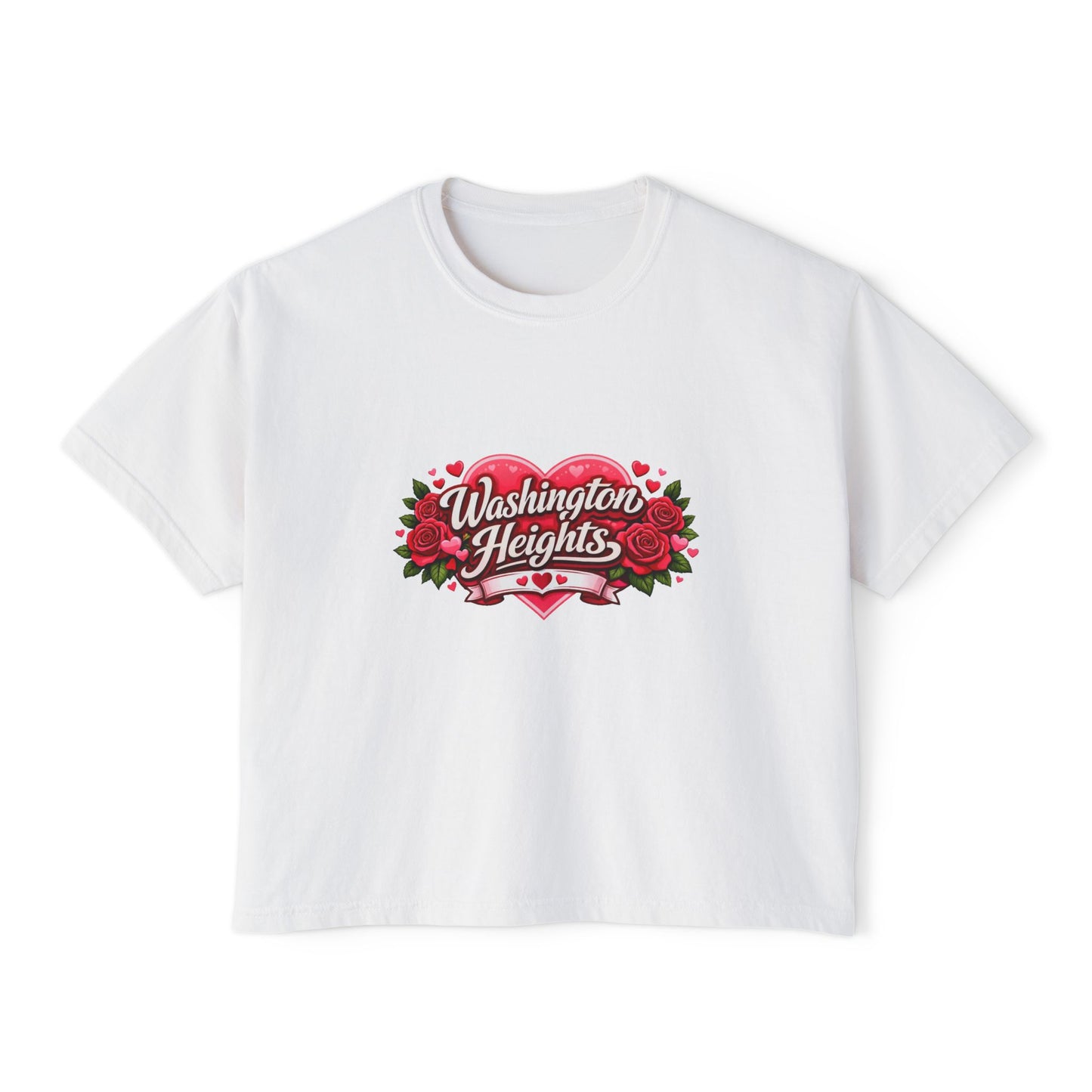 Washington Heights Floral Tee — Women's Boxy T‑Shirt