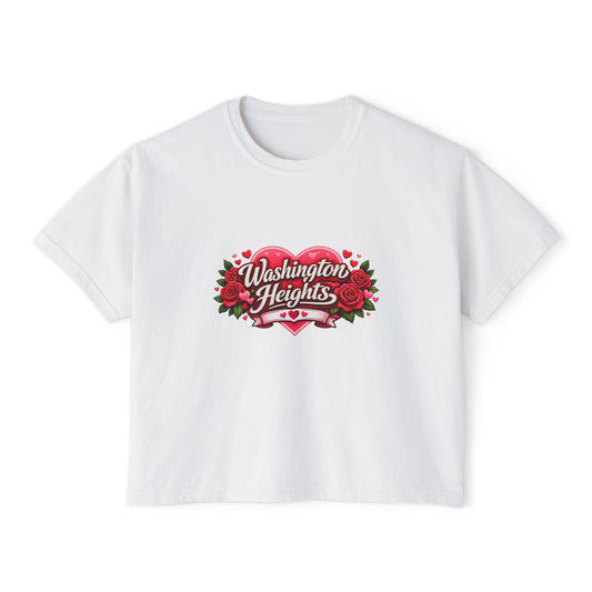 Washington Heights Floral Tee — Women's Boxy T‑Shirt