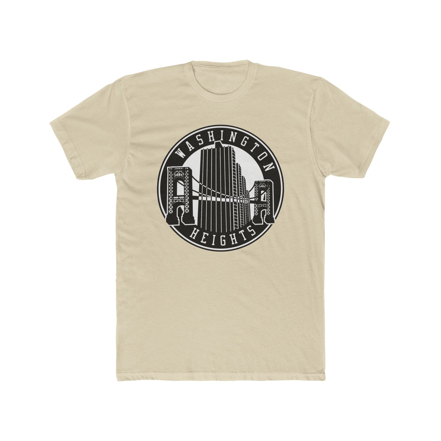 Washington Heights Skyline T‑Shirt — Vintage Bridge Circle Graphic Tee