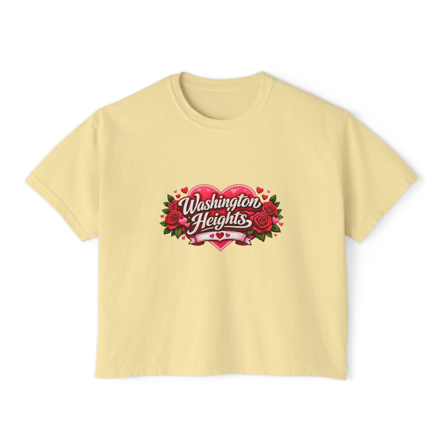Washington Heights Floral Tee — Women's Boxy T‑Shirt