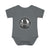 Washington Heights Baby Bodysuit – Infant Rib One-Piece with City Skyline Badge