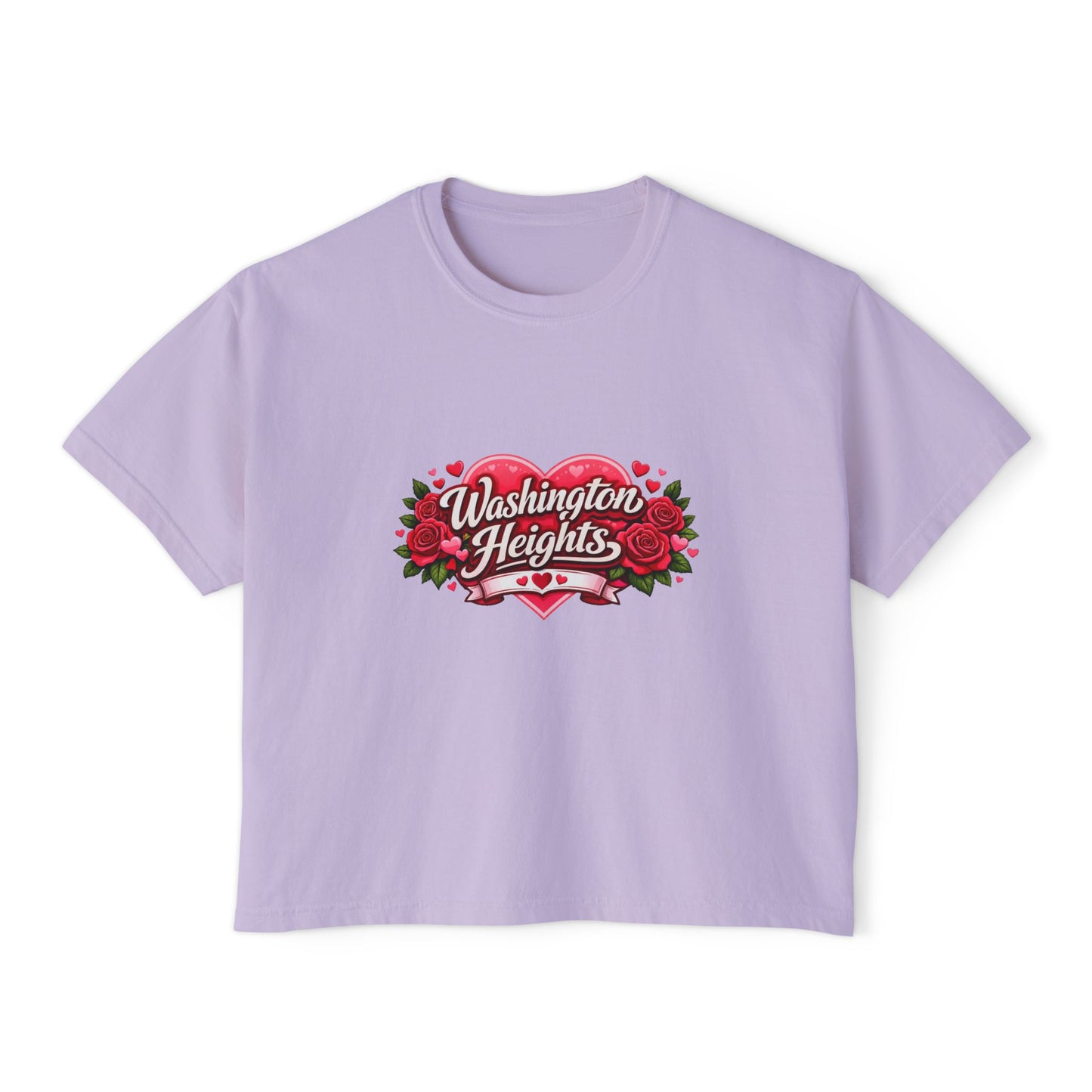 Washington Heights Floral Tee — Women's Boxy T‑Shirt