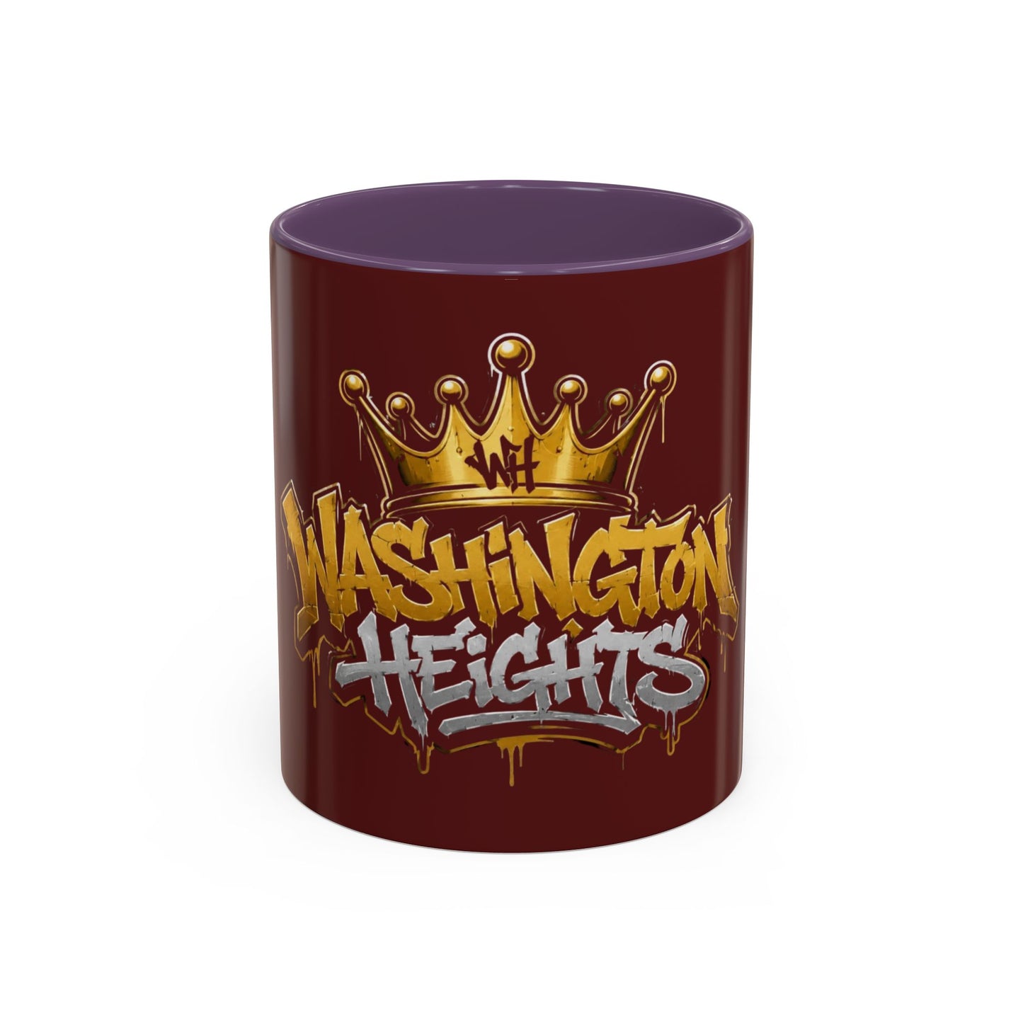 Washington Heights Graffiti Crown Coffee Mug — Urban Streetart Accent Mug