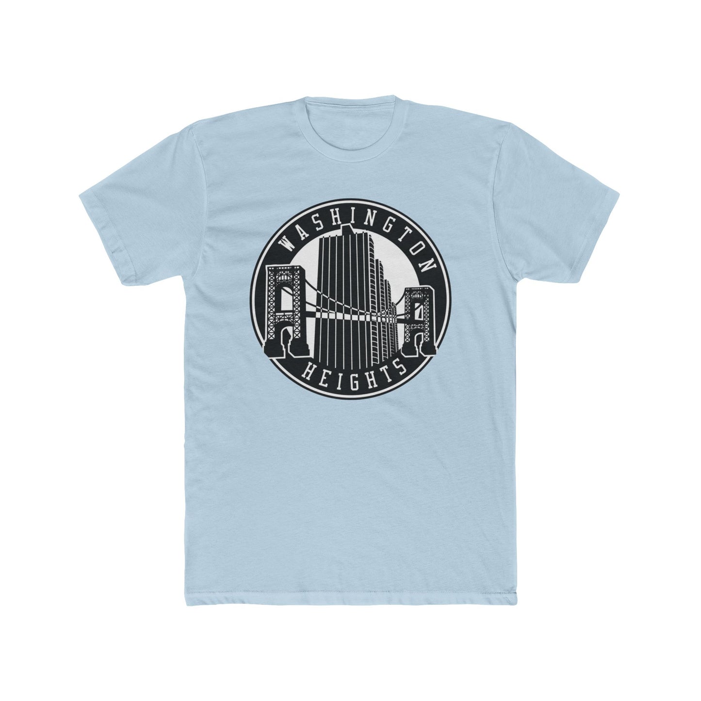 Washington Heights Skyline T‑Shirt — Vintage Bridge Circle Graphic Tee