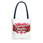 Washington Heights Tote Bag — Romantic Heart & Roses AOP Tote