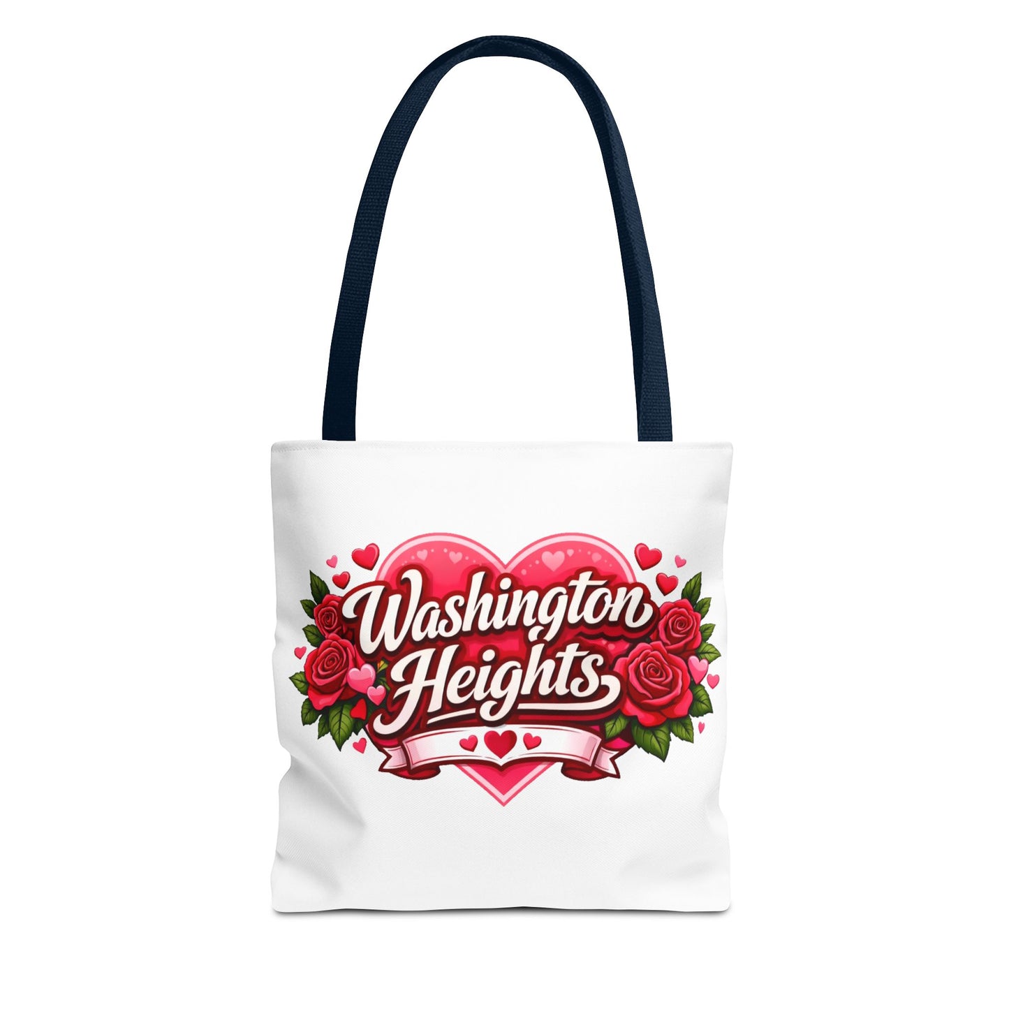 Washington Heights Tote Bag — Romantic Heart & Roses AOP Tote