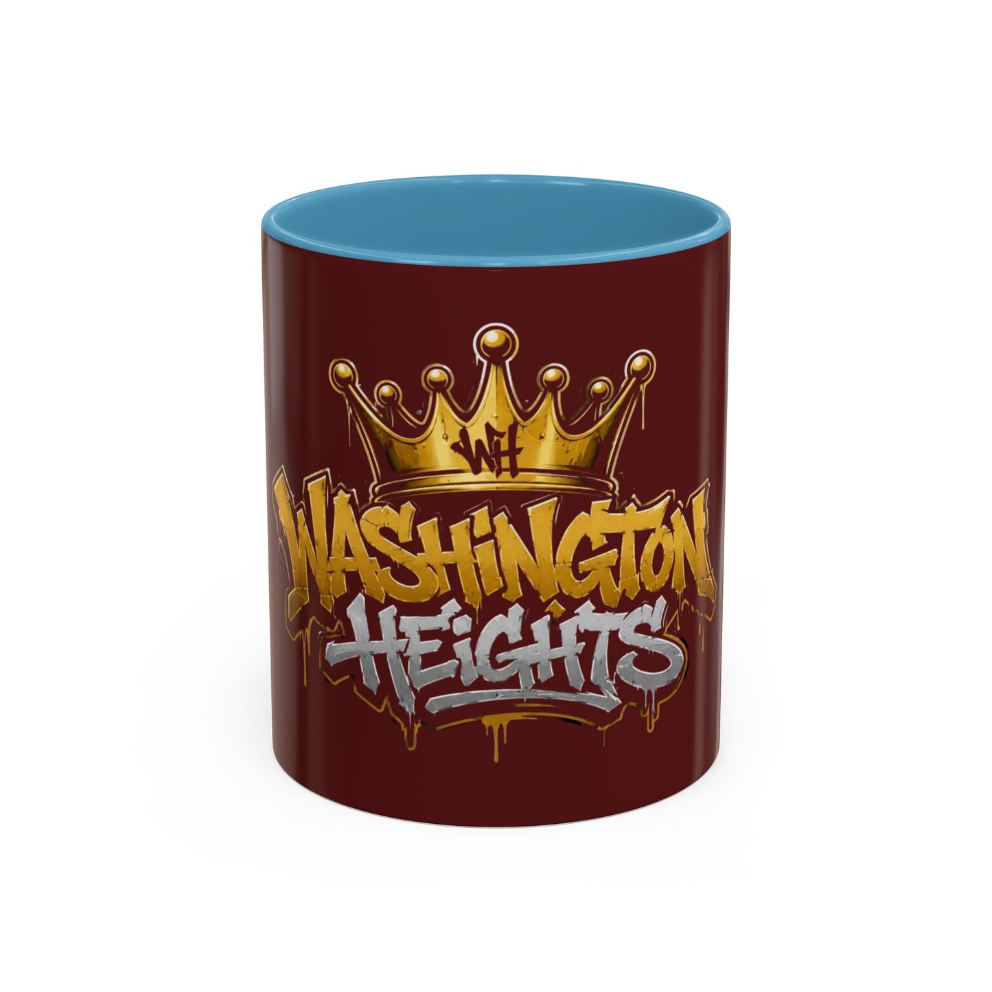 Washington Heights Graffiti Crown Coffee Mug — Urban Streetart Accent Mug