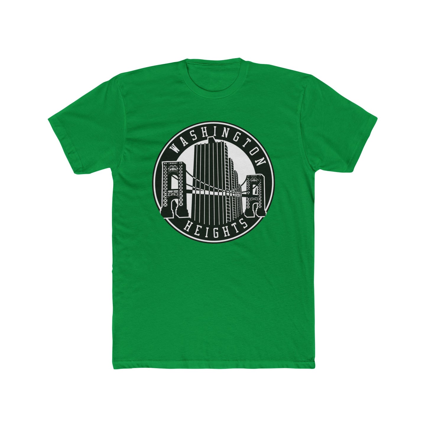 Washington Heights Skyline T‑Shirt — Vintage Bridge Circle Graphic Tee