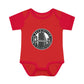 Washington Heights Baby Bodysuit – Infant Rib One-Piece with City Skyline Badge
