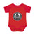 Washington Heights Baby Bodysuit – Infant Rib One-Piece with City Skyline Badge