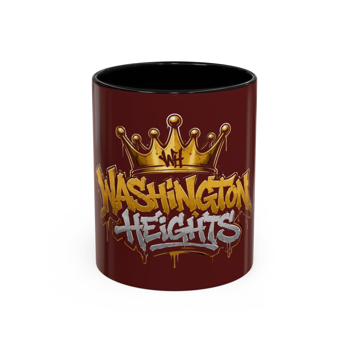 Washington Heights Graffiti Crown Coffee Mug — Urban Streetart Accent Mug