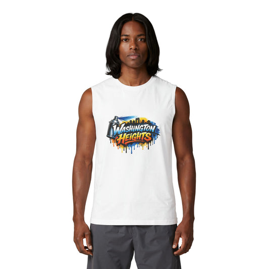 Washington Heights Graffiti Muscle Tank - Urban NYC Neighborhood Tee