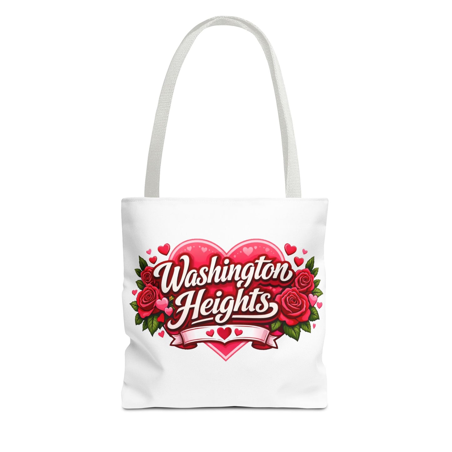 Washington Heights Tote Bag — Romantic Heart & Roses AOP Tote