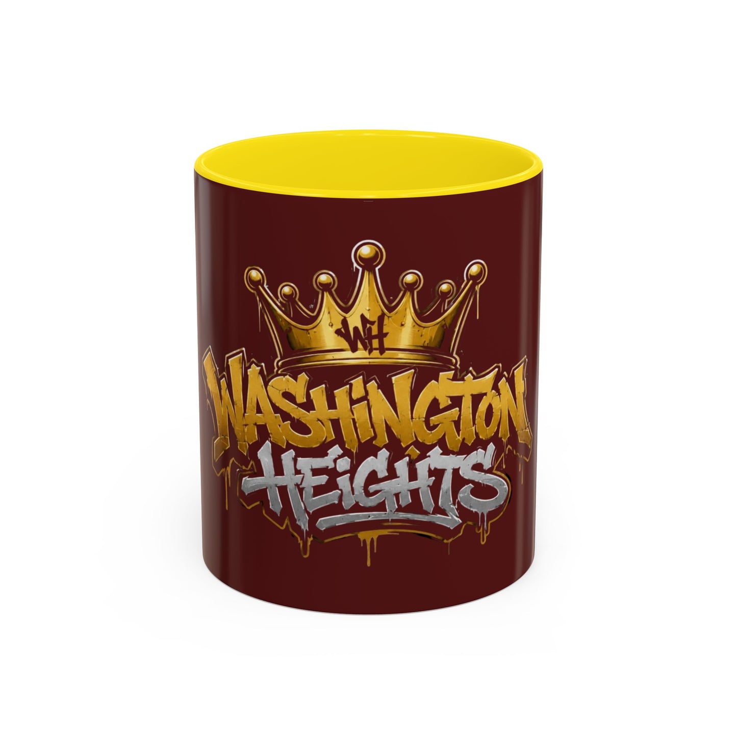 Washington Heights Graffiti Crown Coffee Mug — Urban Streetart Accent Mug