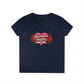 Washington Heights Floral V-Neck Tee — Ladies' Washington Heights T-Shirt