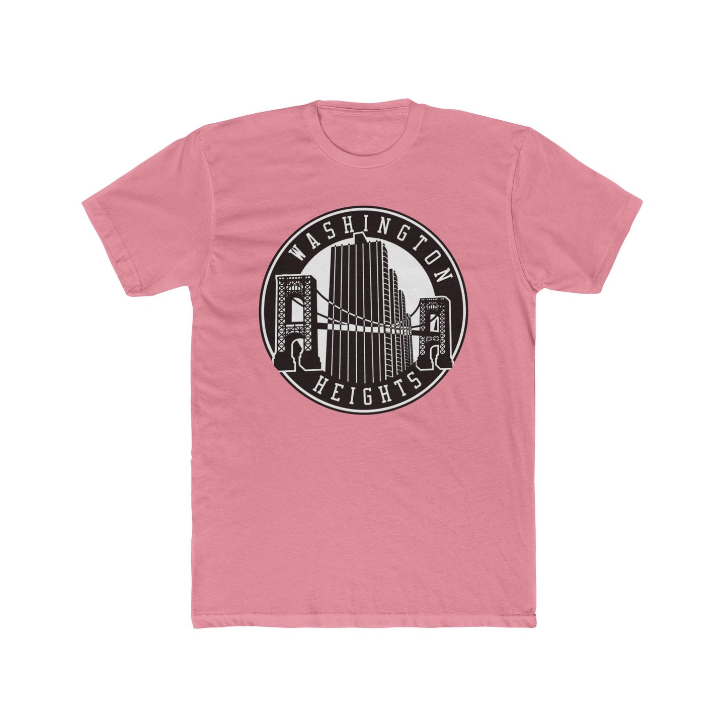 Washington Heights Skyline T‑Shirt — Vintage Bridge Circle Graphic Tee