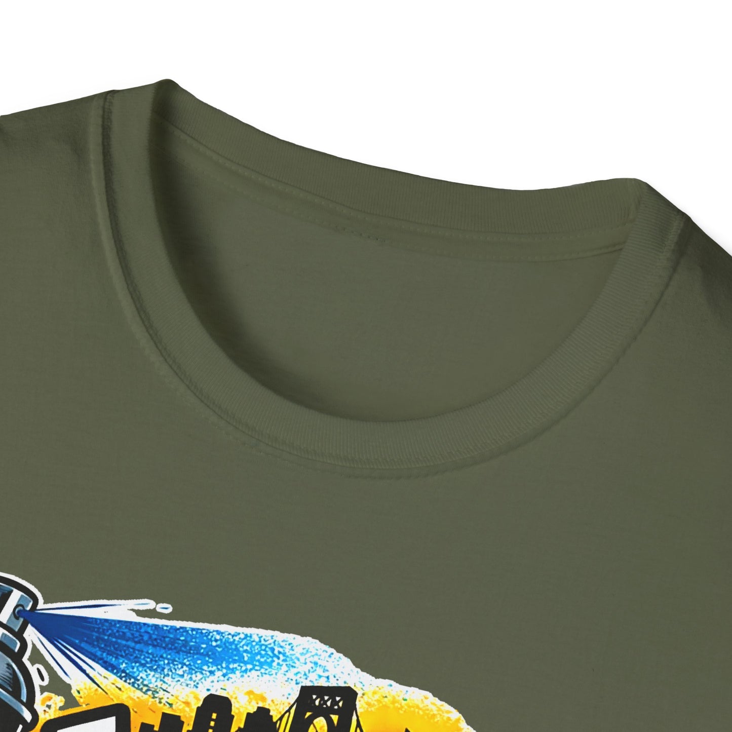 Washington Heights Graffiti T-Shirt — Colorful Skyline Street Art Tee