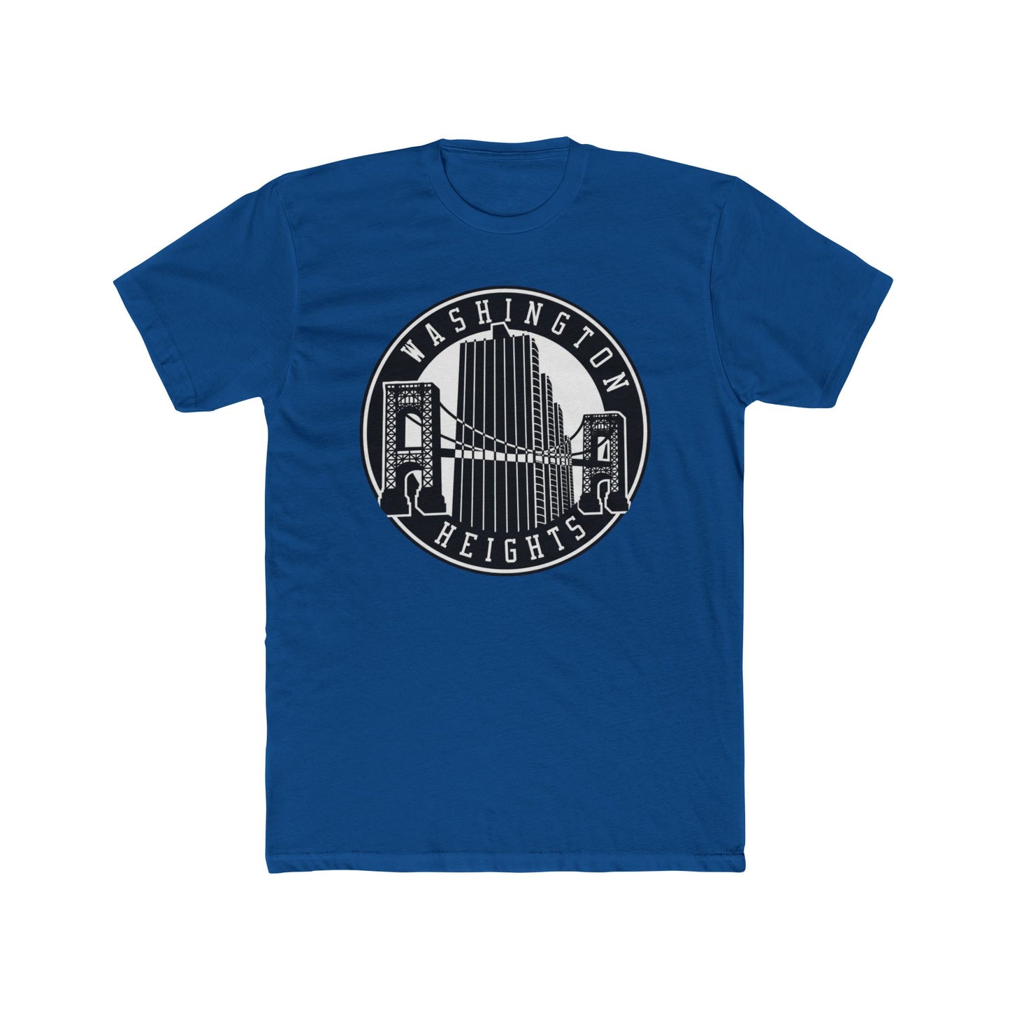 Washington Heights Skyline T‑Shirt — Vintage Bridge Circle Graphic Tee