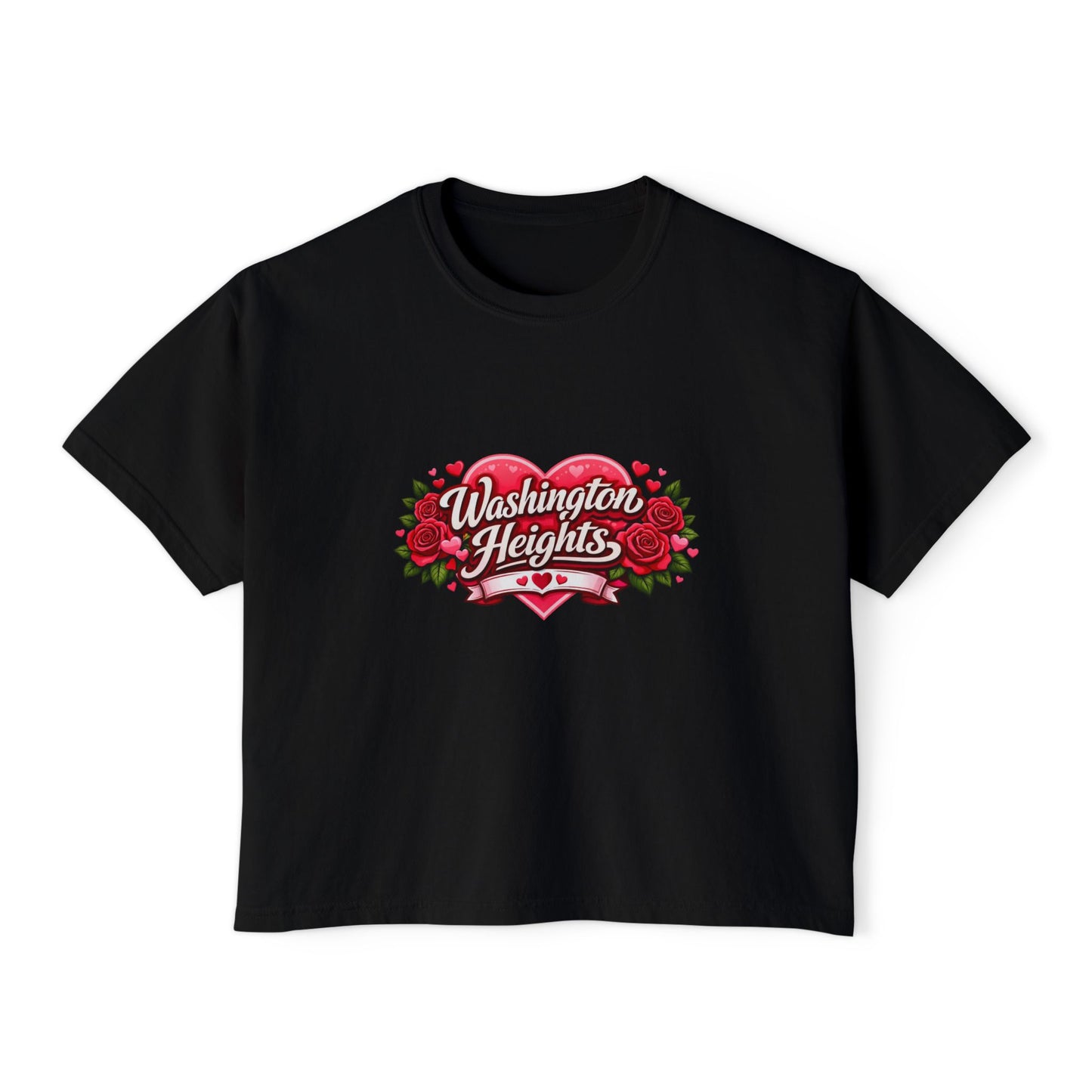Washington Heights Floral Tee — Women's Boxy T‑Shirt