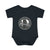 Washington Heights Baby Bodysuit – Infant Rib One-Piece with City Skyline Badge