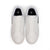 Men's Low-Top Leather Sneakers — Classic White City Emblem Trainers
