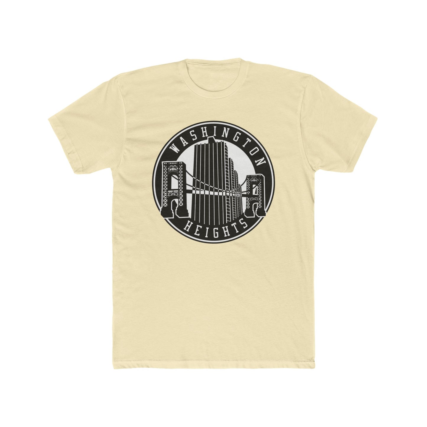 Washington Heights Skyline T‑Shirt — Vintage Bridge Circle Graphic Tee