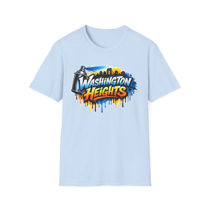 Washington Heights Graffiti T-Shirt — Colorful Skyline Street Art Tee