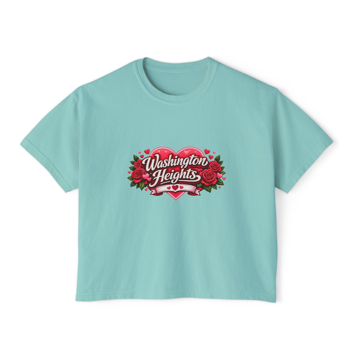 Washington Heights Floral Tee — Women's Boxy T‑Shirt