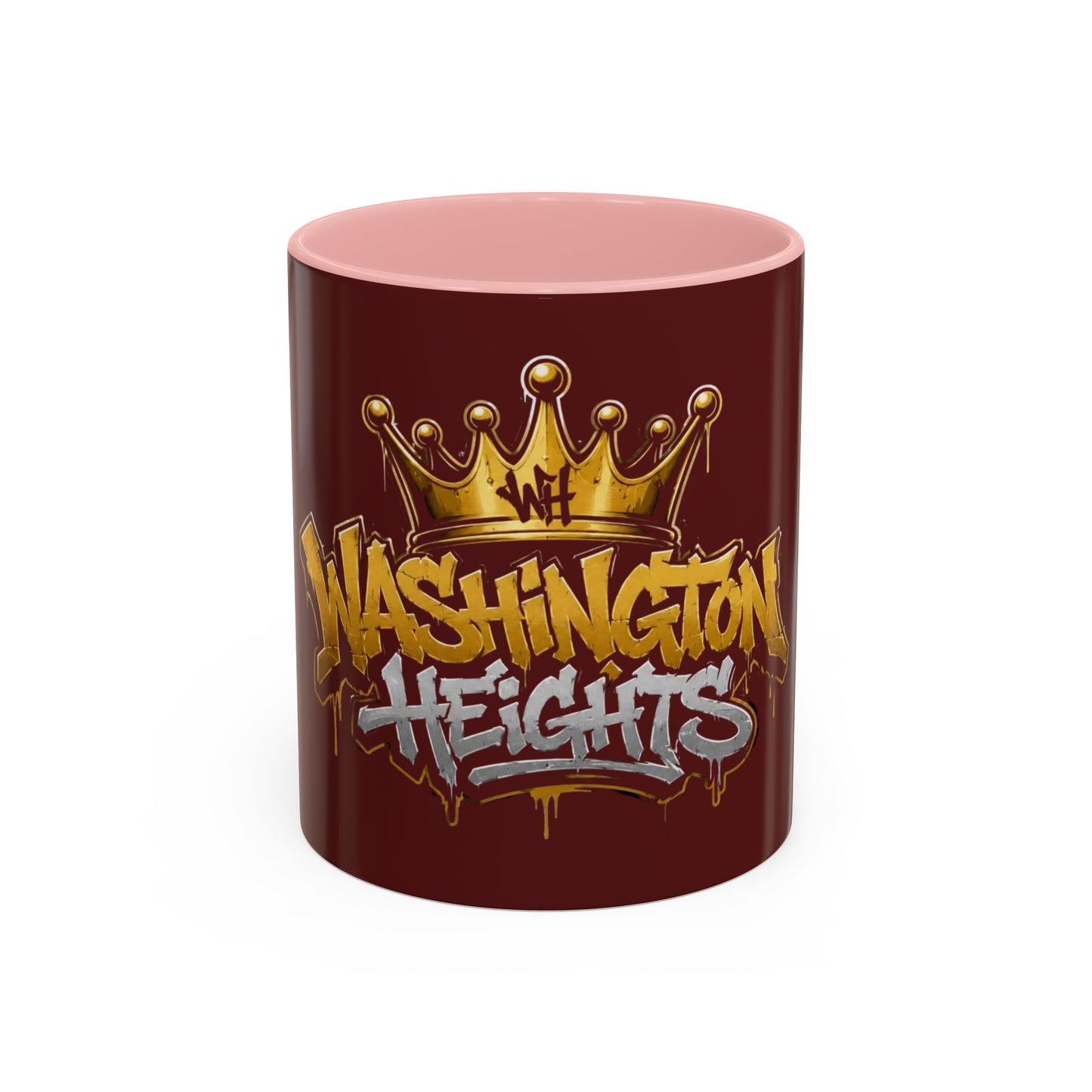 Washington Heights Graffiti Crown Coffee Mug — Urban Streetart Accent Mug