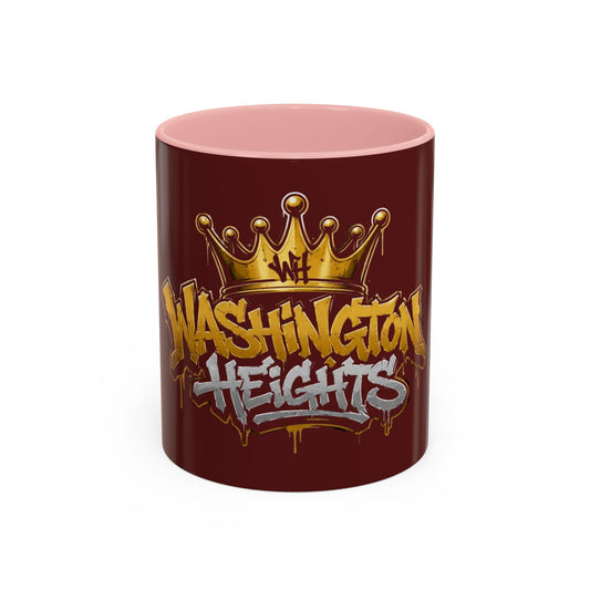 Washington Heights Graffiti Crown Coffee Mug — Urban Streetart Accent Mug