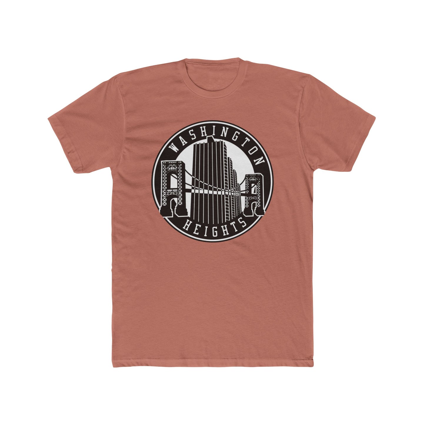 Washington Heights Skyline T‑Shirt — Vintage Bridge Circle Graphic Tee