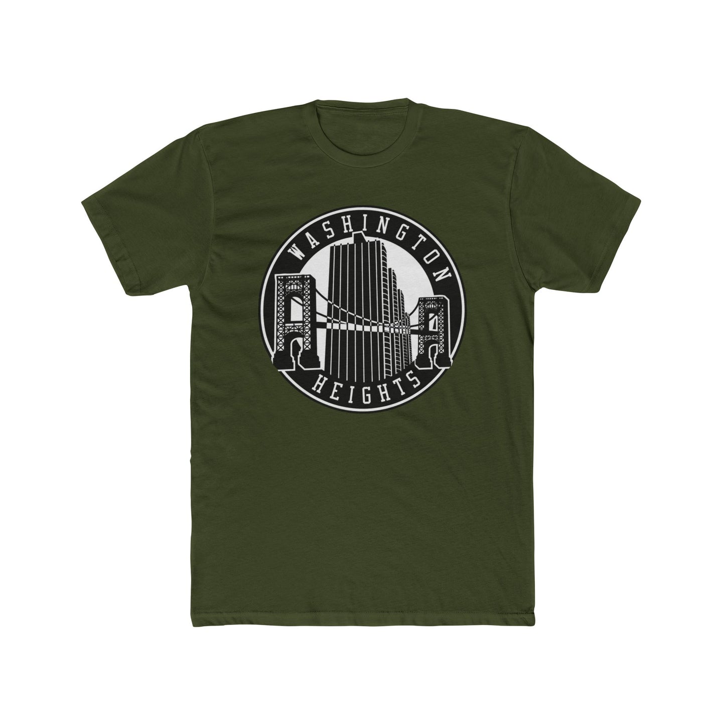 Washington Heights Skyline T‑Shirt — Vintage Bridge Circle Graphic Tee