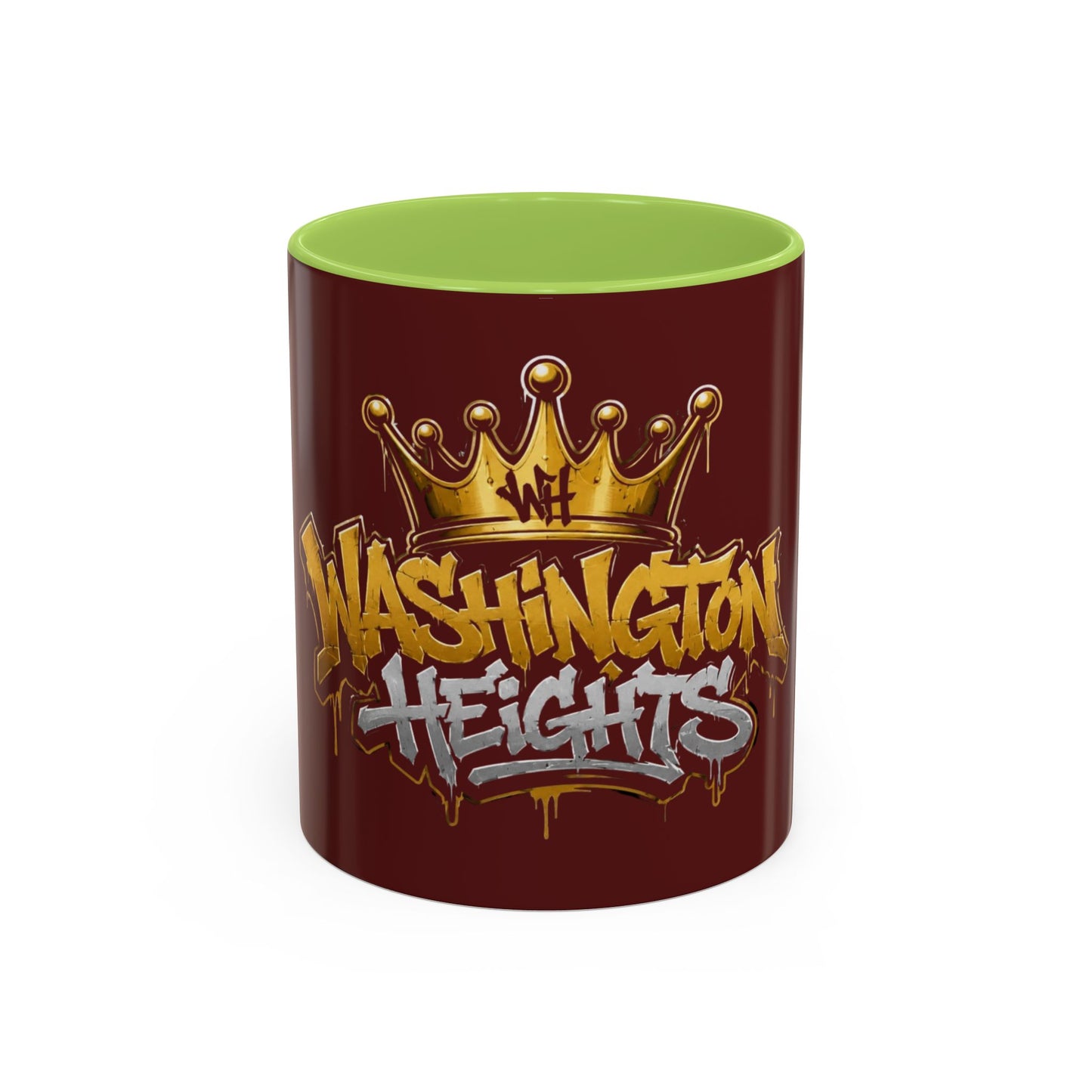 Washington Heights Graffiti Crown Coffee Mug — Urban Streetart Accent Mug