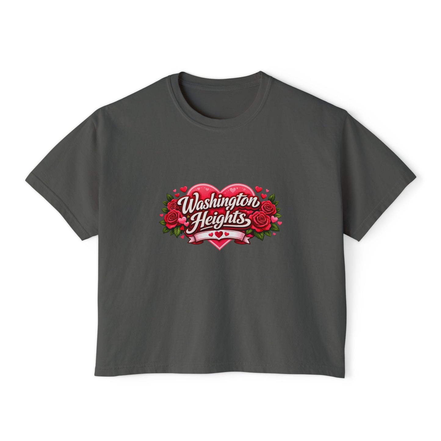 Washington Heights Floral Tee — Women's Boxy T‑Shirt
